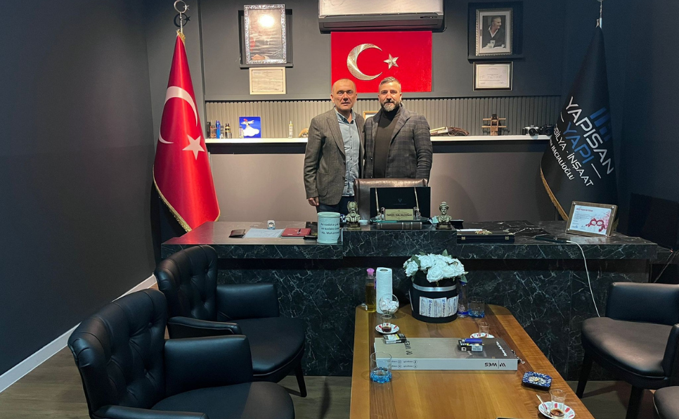 Başkanımız Tirebolu Düzköy Dernek Başkanı Sn. Tamer Hacıalioğlu’nu ve Tireboluspor Başkanı Sn. Şafak Takır'ı ziyaret etti. tirdef haber ölçü 4