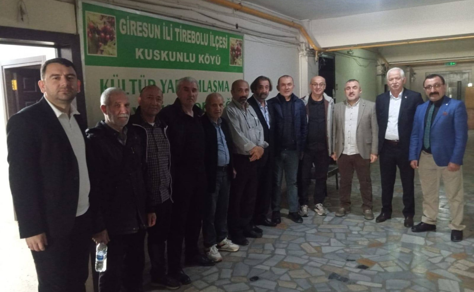 TİRDEF, toplantısını Kuskunlu Köyü Derneği'nde gerçekleştirdi. tirdef haber ölçü 8